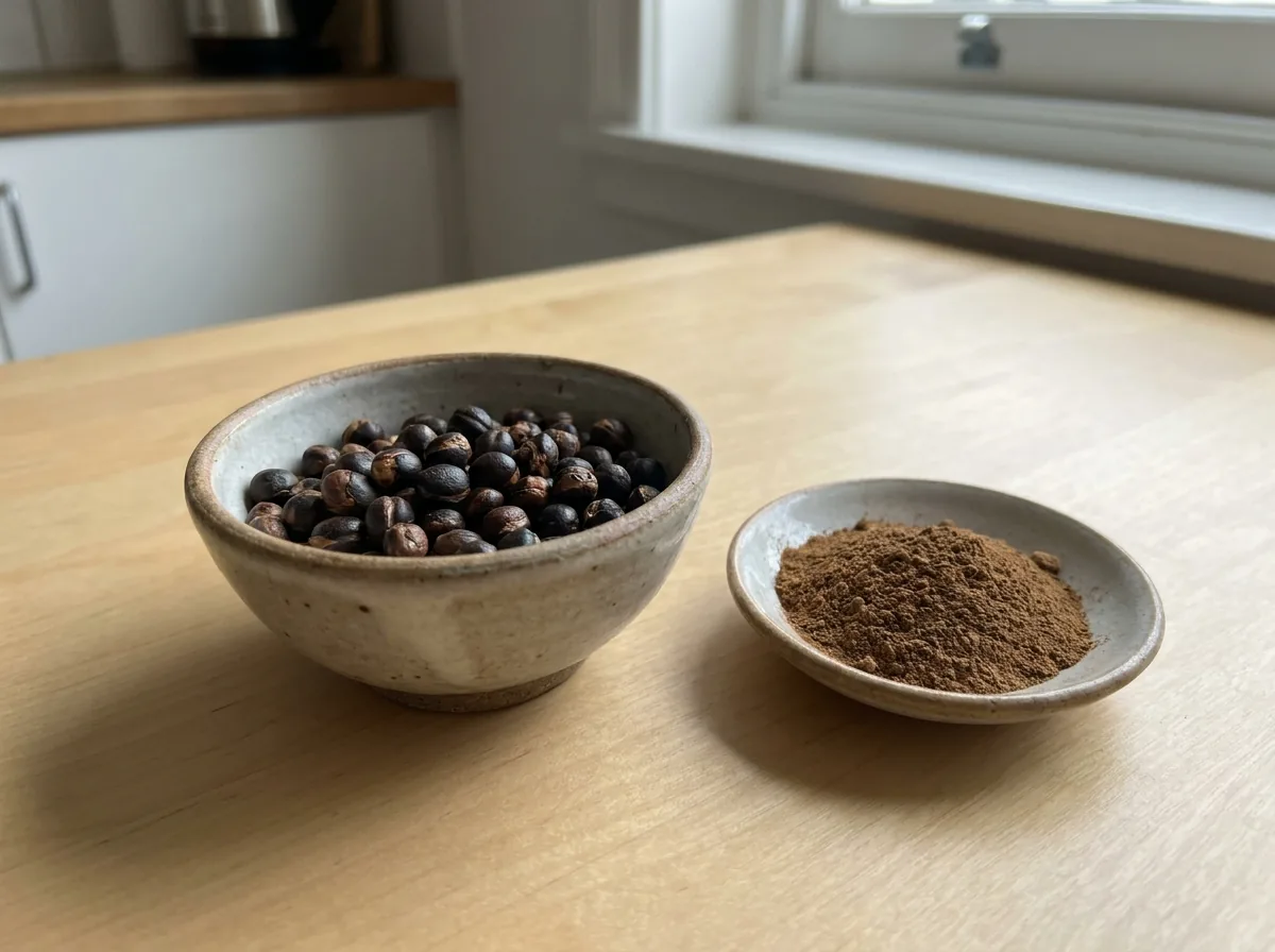 Guarana seeds and guarana powder