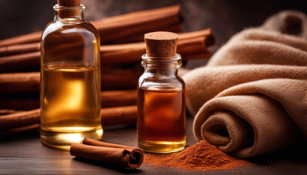 Aromatherapy with cinnamon oil