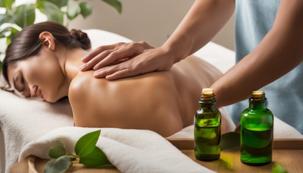 Eucalyptus oil for pain relief