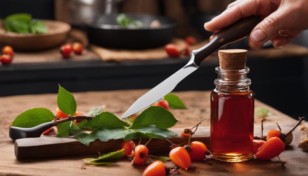 Household uses of rosehip oil