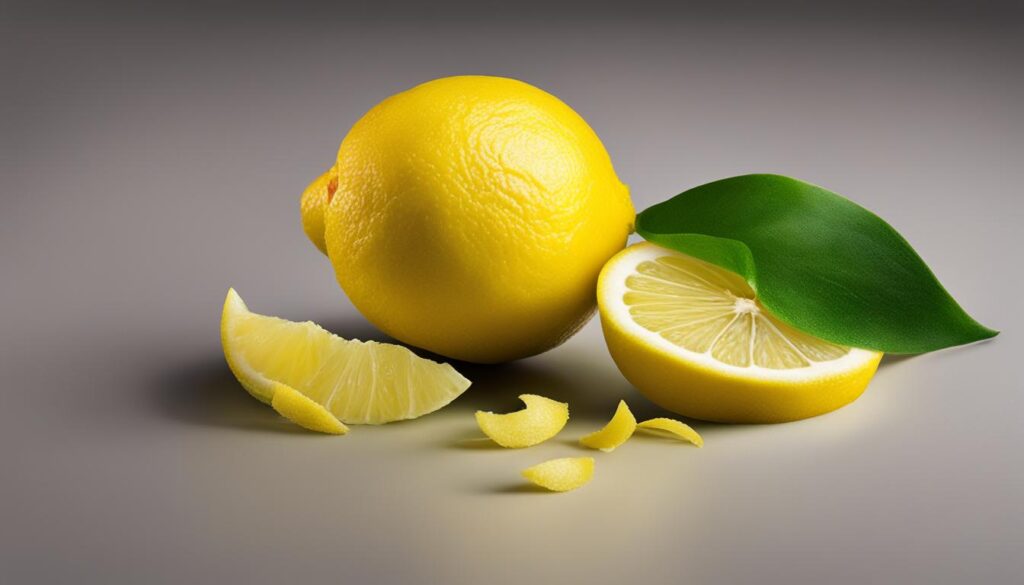 Lemon peel