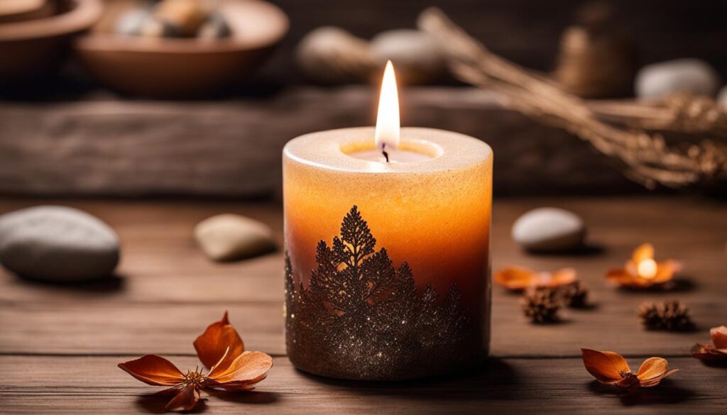 Mica Powder candles