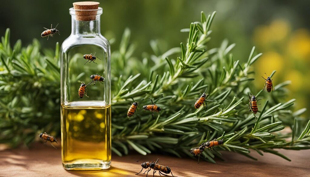 Rosemary oil as insect repellent