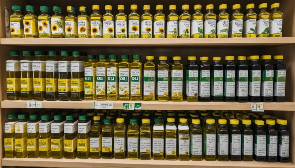 Storing Sunflower Oil