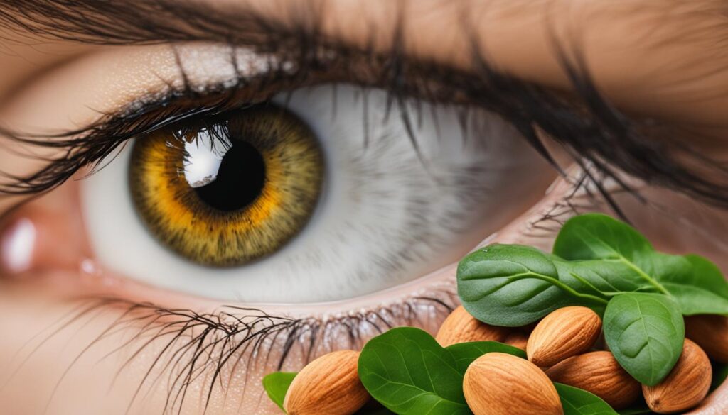 Vitamin E for eye health