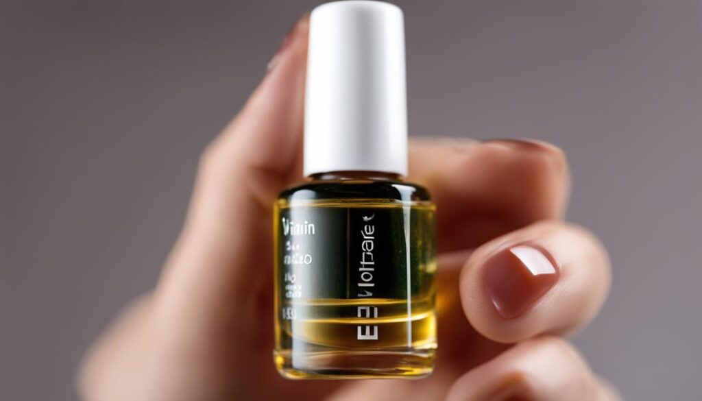 Vitamin E oil for nails