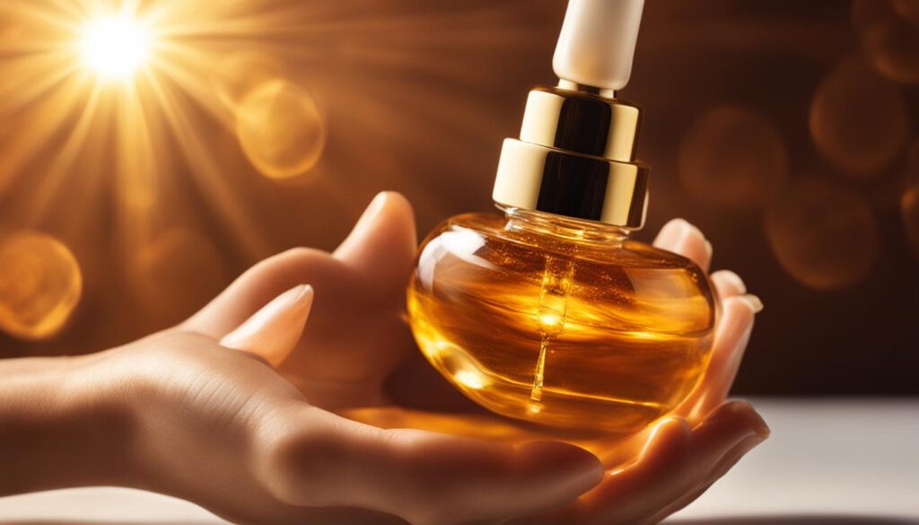 Vitamin E oil for skin