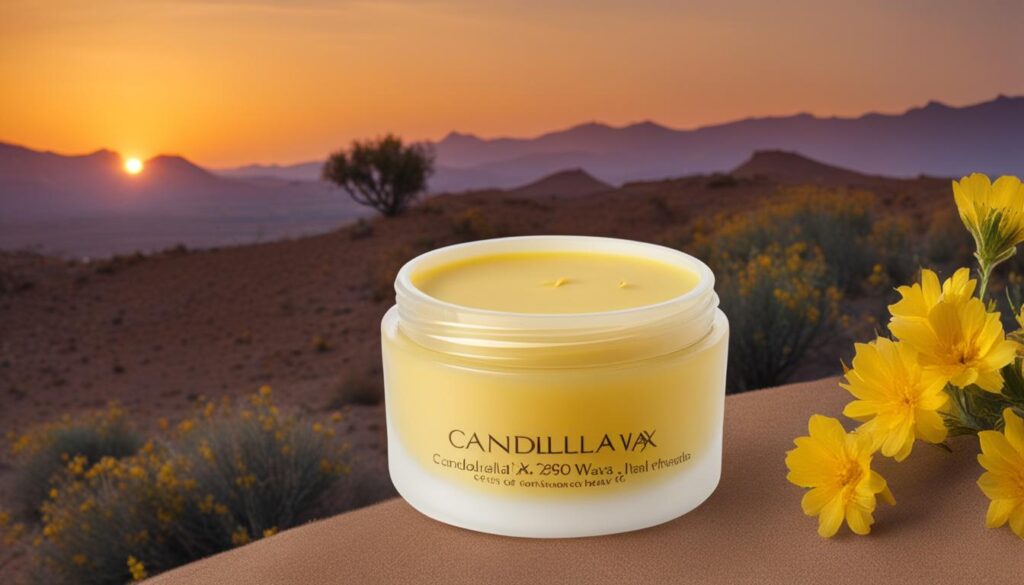benefits of candelilla wax for skincare