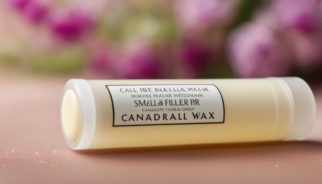candelilla wax in lip balm