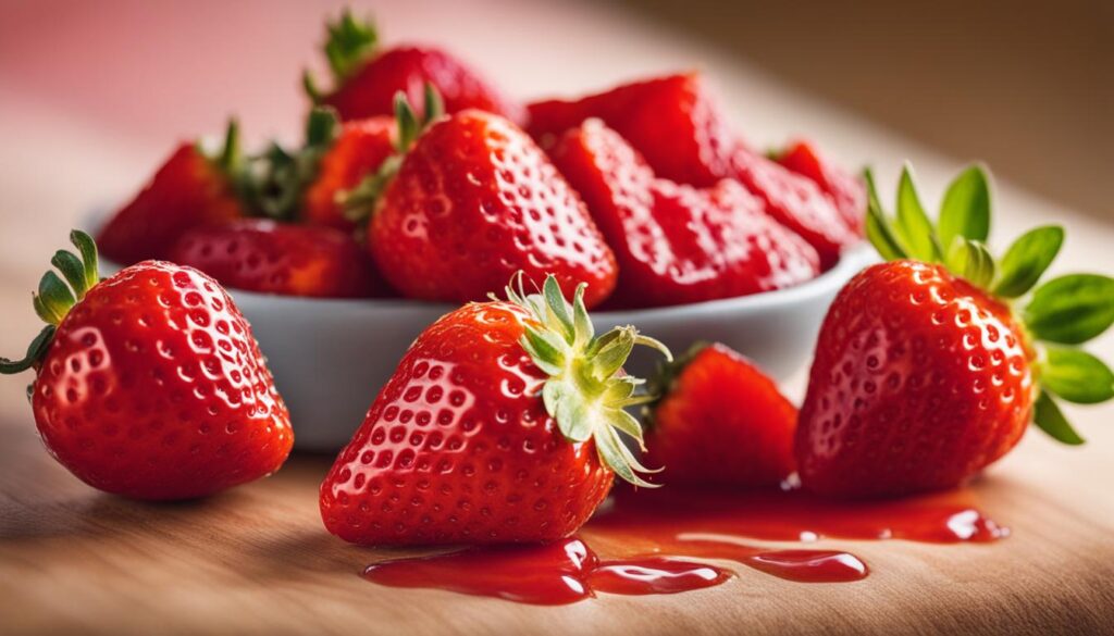 cautions for using strawberry extract