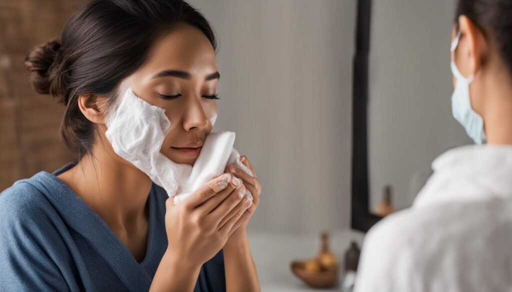 facial steps at home