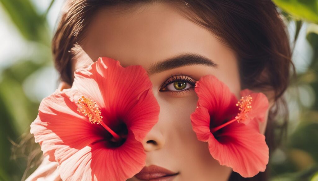 hibiscus powder for glowing skin