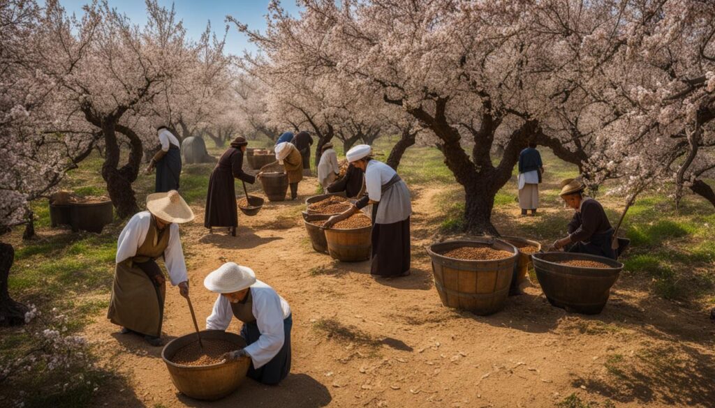 history of almond extract