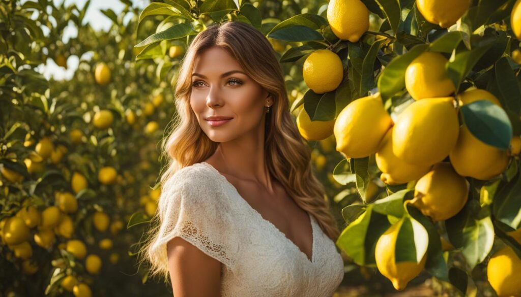 lemon extract in skincare