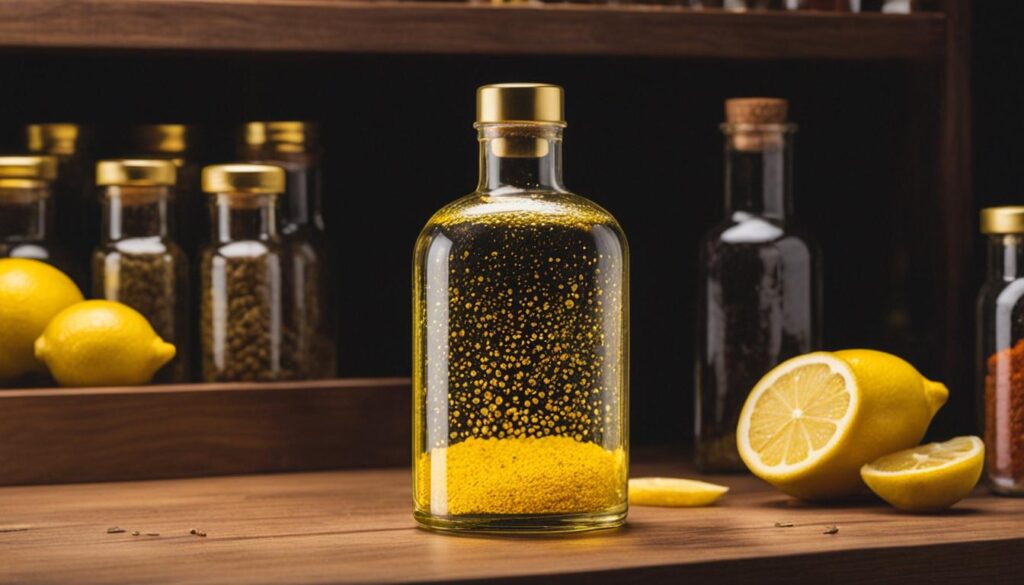 lemon extract storage