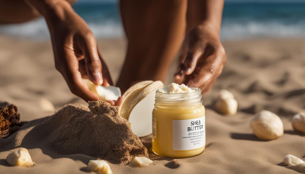 shea butter for sunburn