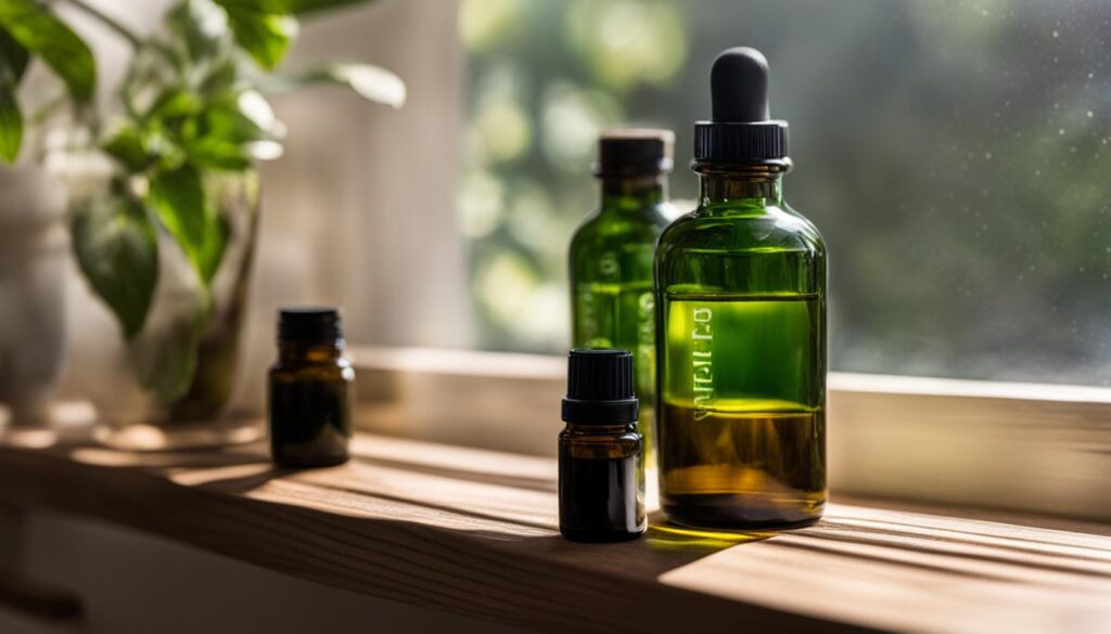 storage of peppermint oil