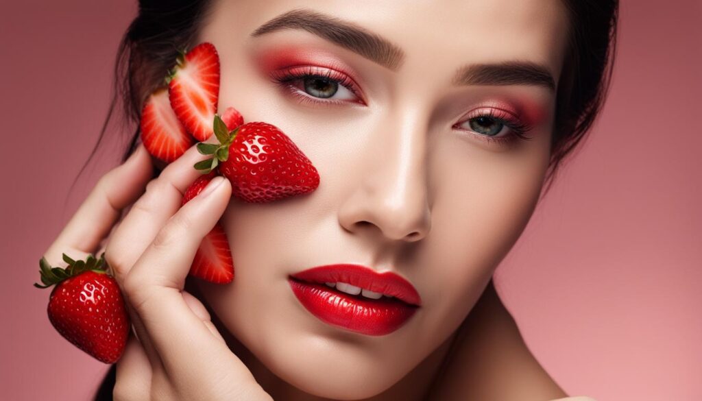 strawberry extract in skincare