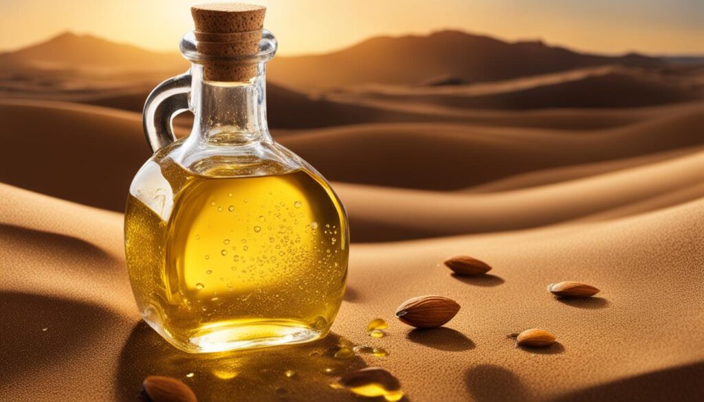 sweet almond oil for dry skin