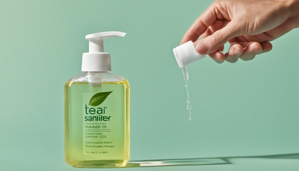 tea tree oil hand sanitizer