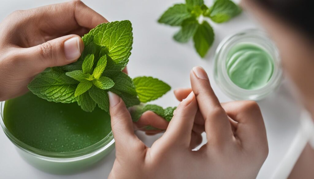 topical uses of mint extract