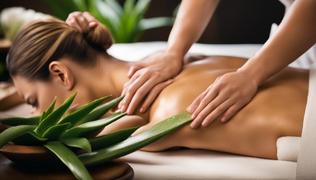 Aloe Vera Massage Techniques