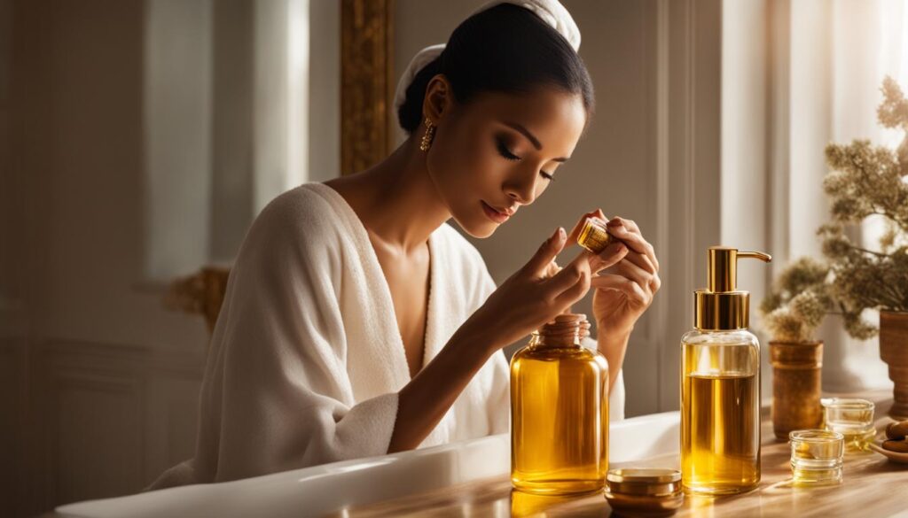 Argan Oil skincare routine