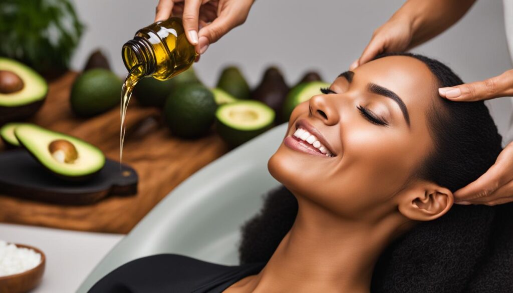 Avocado oil for hair