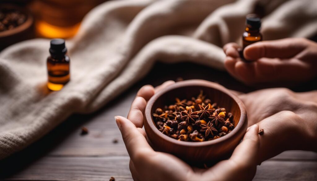 Clove Oil for Dental Massage