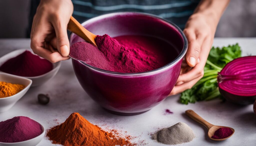 DIY Hair Mask with Beetroot Powder