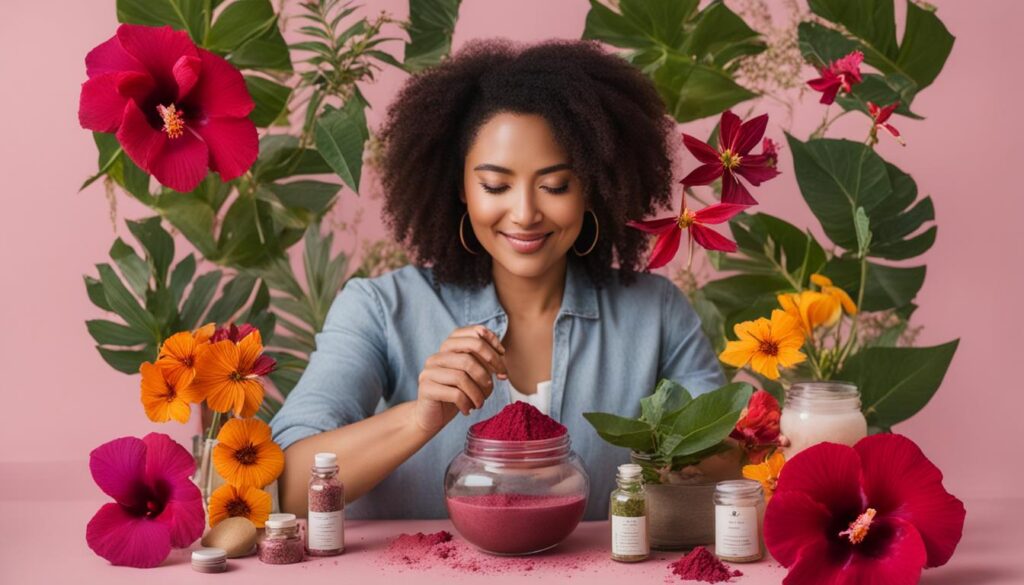 DIY Hibiscus Powder Skincare Recipes