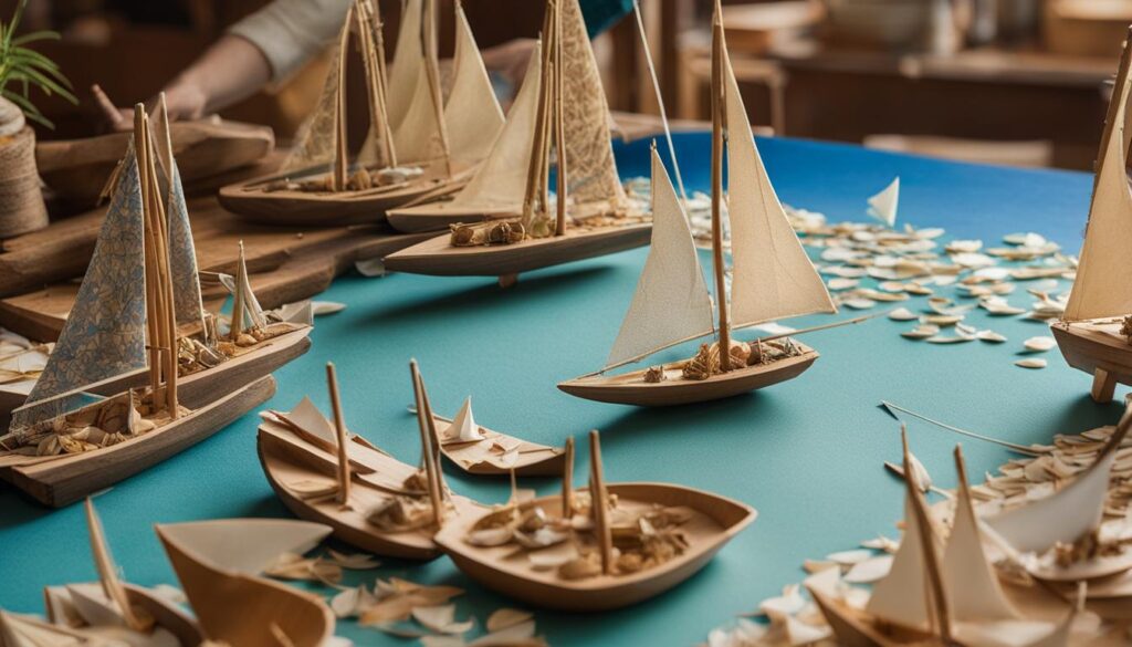 DIY Walnut Shell Sail Boats DIY Walnut Shell Sail Boats