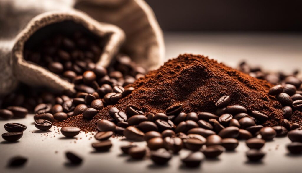 Ground Coffee for Skin
