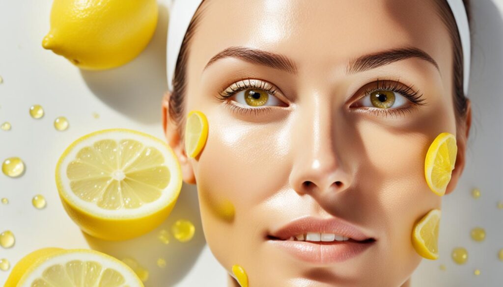 Lemon oil for refining skin texture