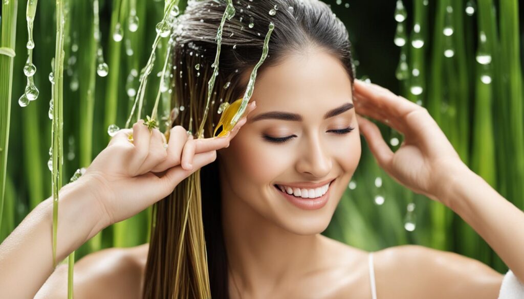 Lemongrass oil for oily scalp