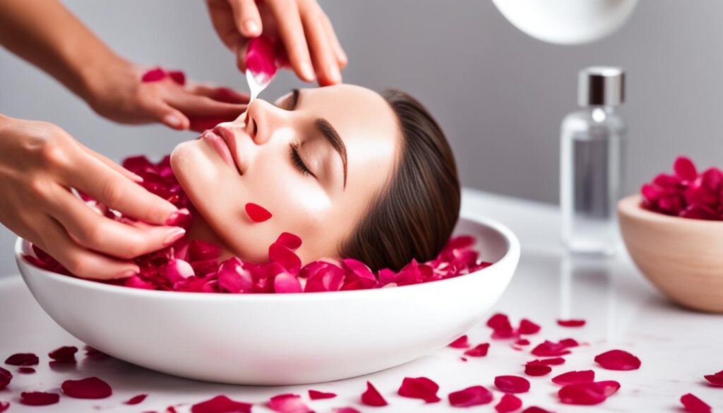 Rosehip oil for exfoliation