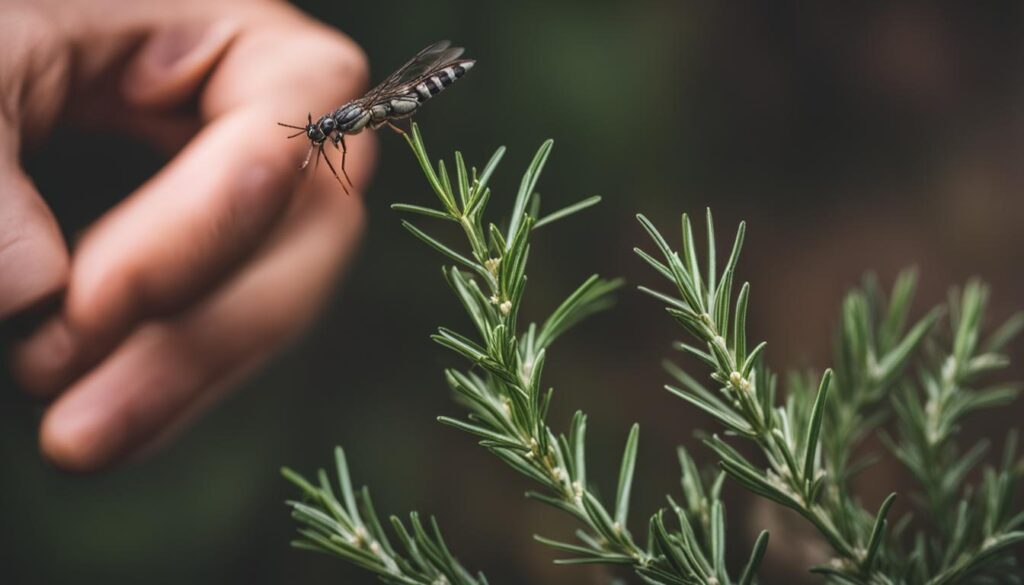 Rosemary oil for bug repellent