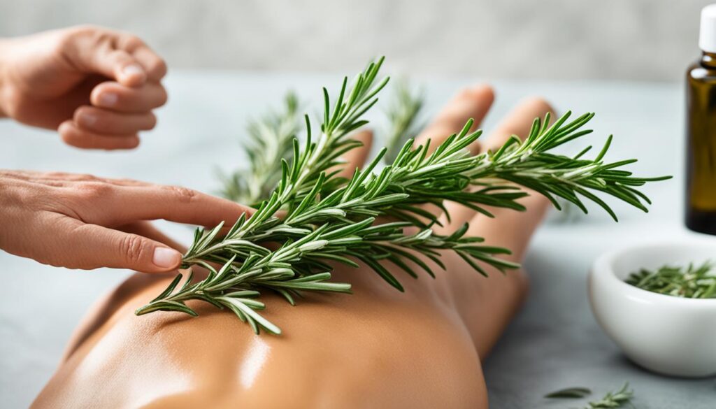 Rosemary oil for pain relief