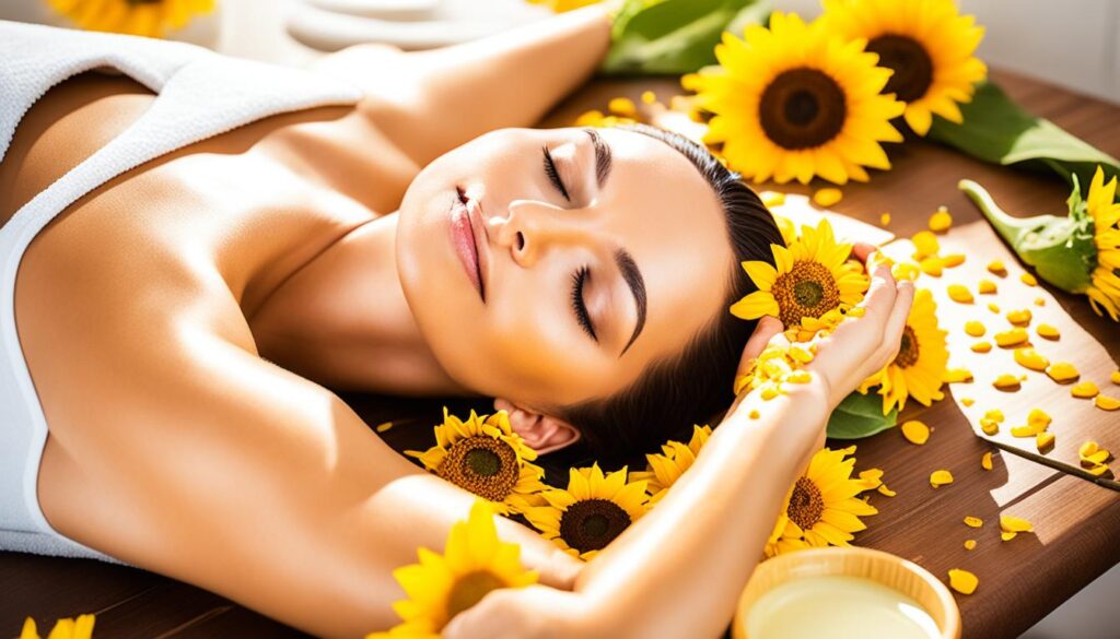 Sunflower Oil for Massage