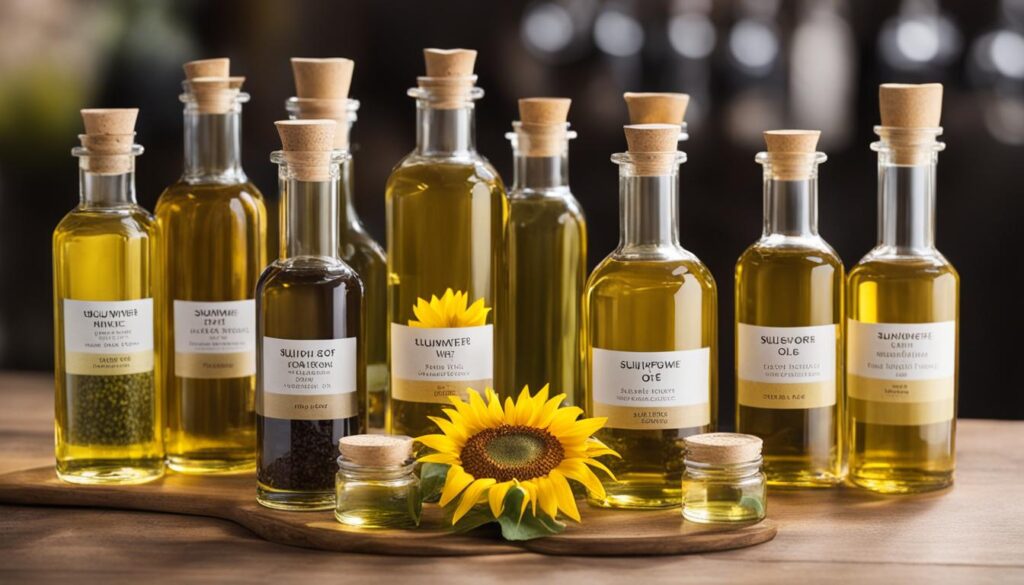 Types of Sunflower Oil