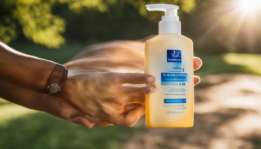 Vitamin B5 and sunburn protection Vitamin B5 and sunburn protection