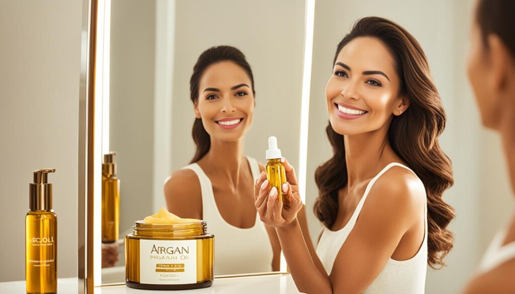 argan oil for skin aging