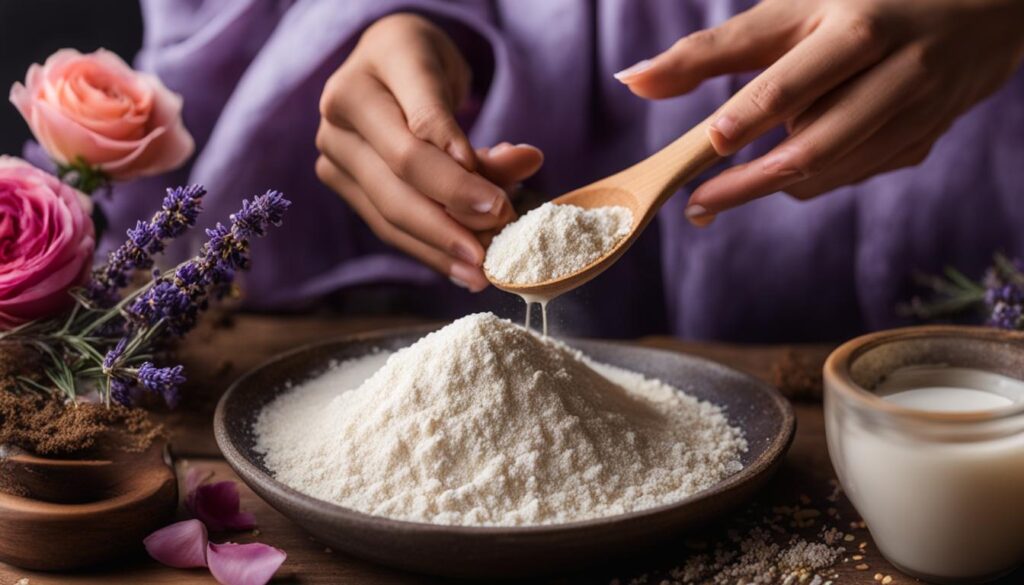 arrowroot powder in skincare