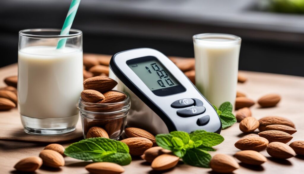 blood sugar control with almond extract