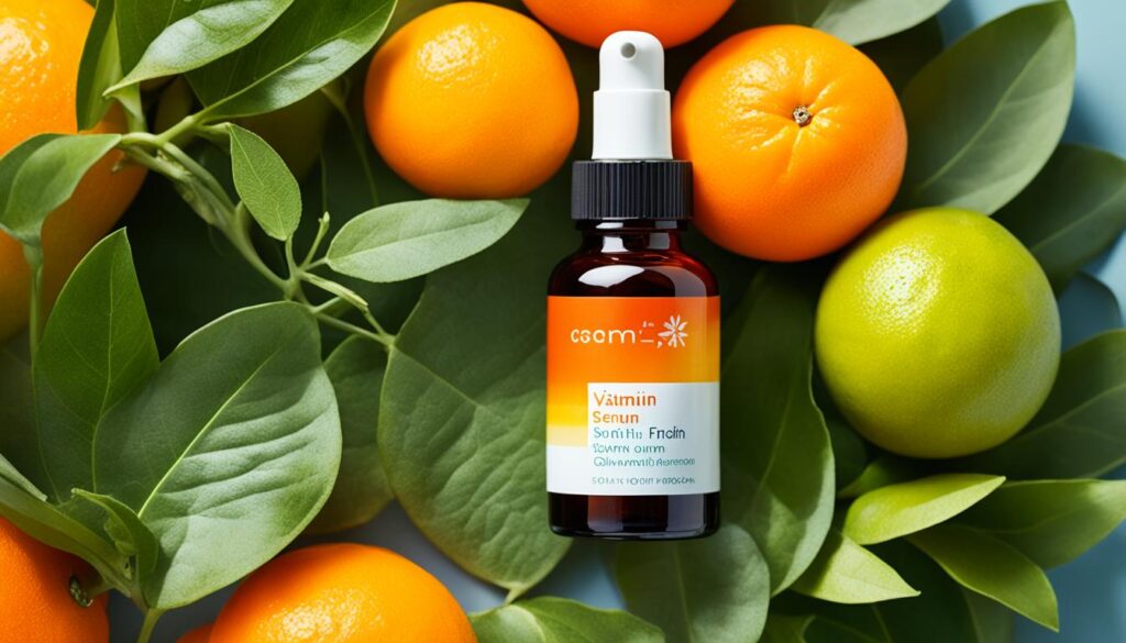 brighten and even out your complexion with Vitamin C