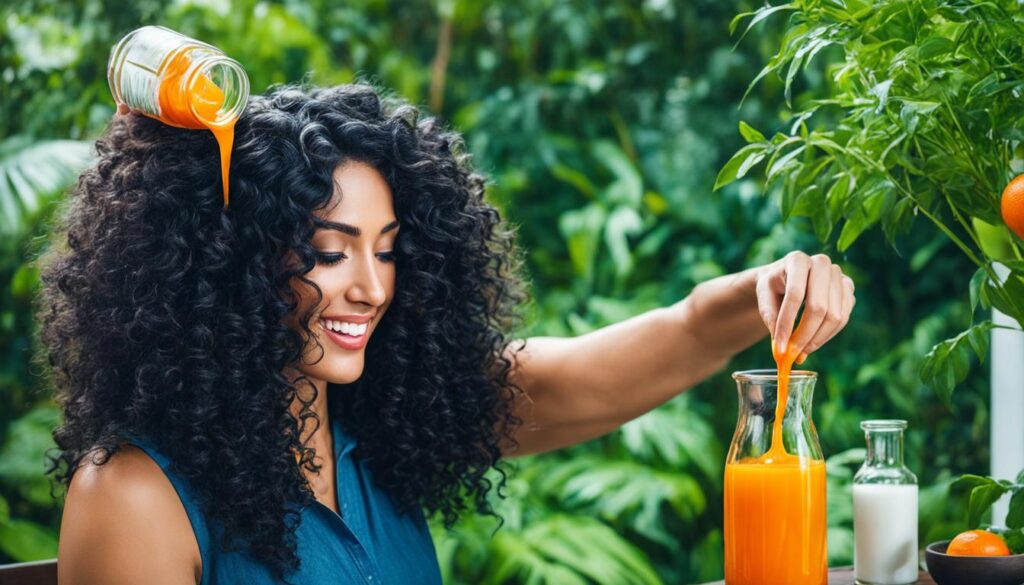 carrot juice hair dye