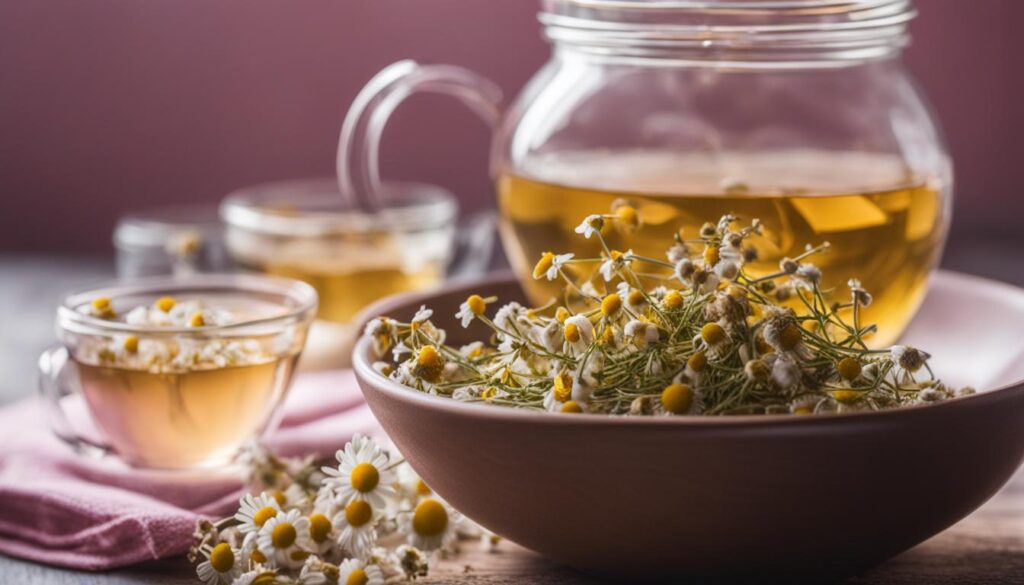 chamomile tea for menstrual pain relief