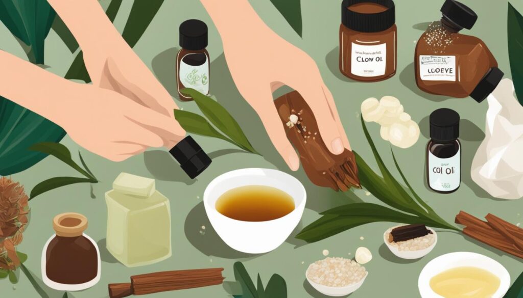 clove oil for skincare