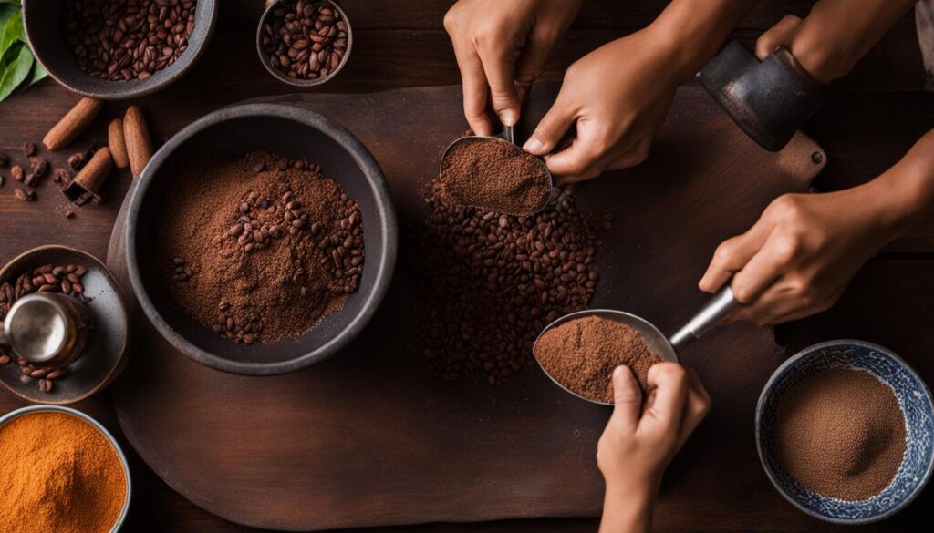 cocoa powder production