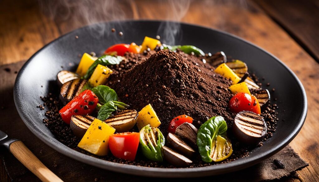 coffee grounds for culinary creations